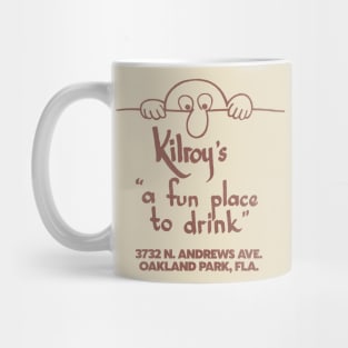 Kilroy's Bar Retro Defunct Florida Tourist Souvenir Mug